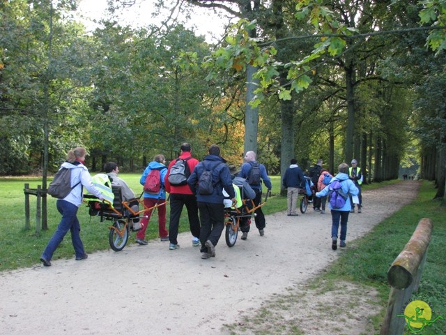 randonnée sportive avec joëlettes, Tervuren, 2012